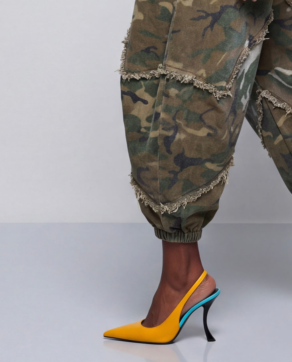 Damskie spodnie Moro oversize - Camouflage