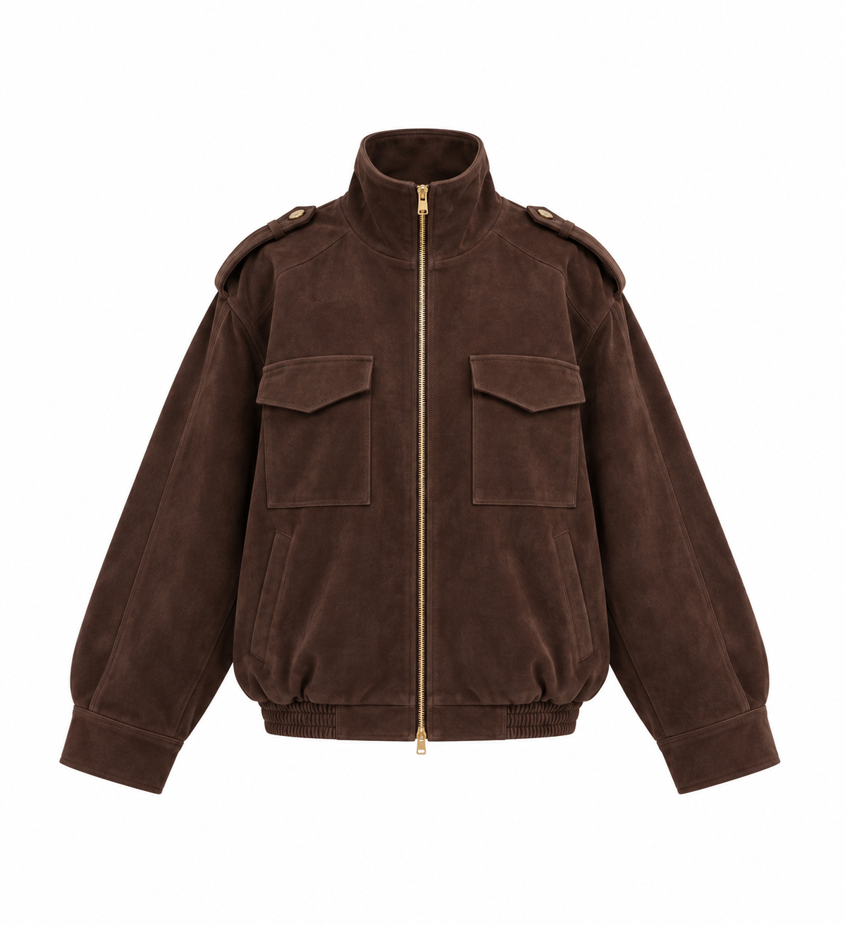 Skórzana kurtka damska oversize – FANGO