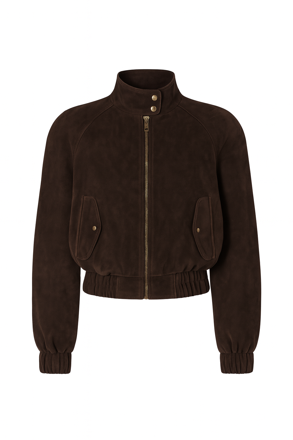 Zamszowa Kurtka Bomber