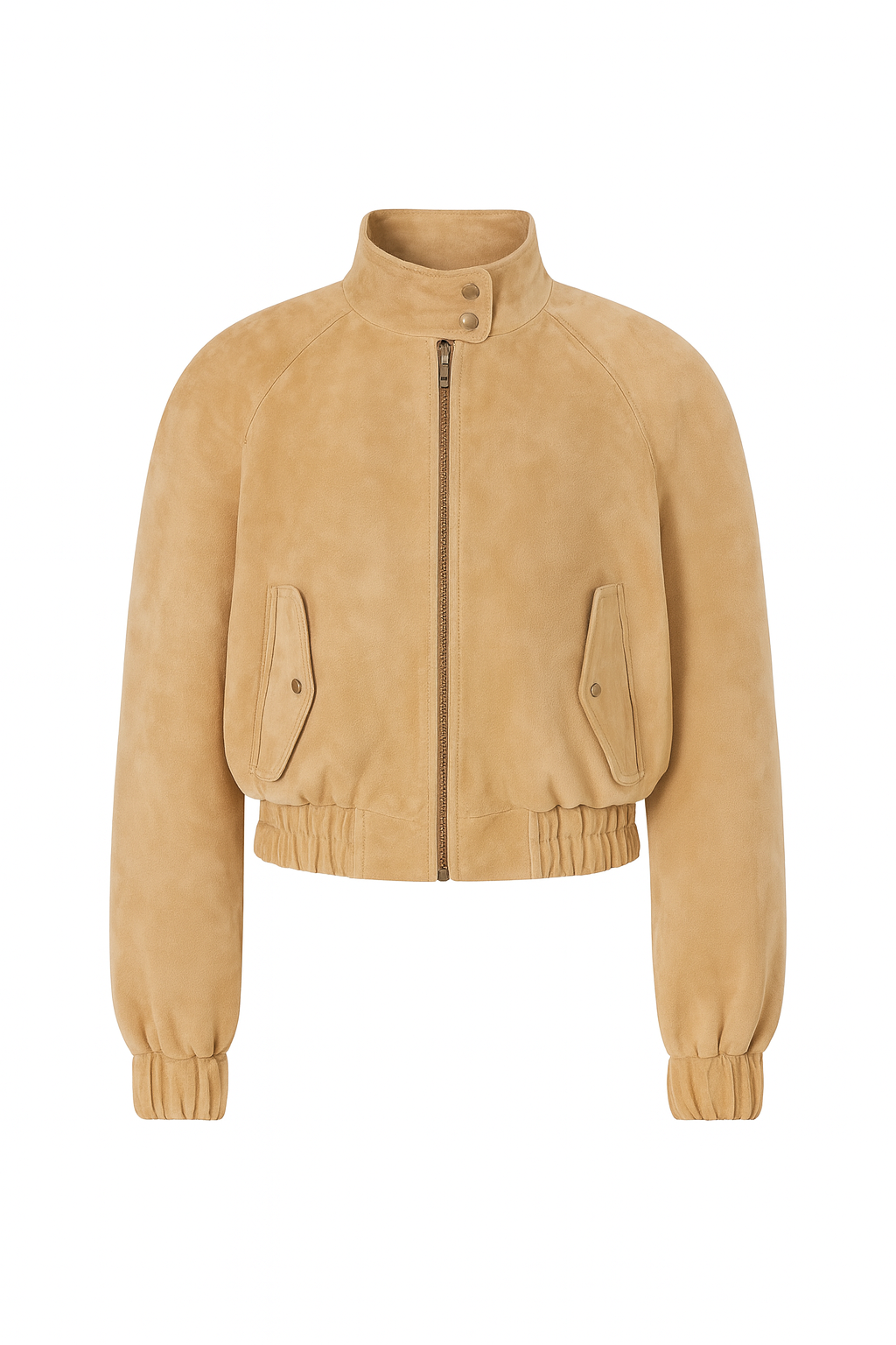 Zamszowa Kurtka Bomber