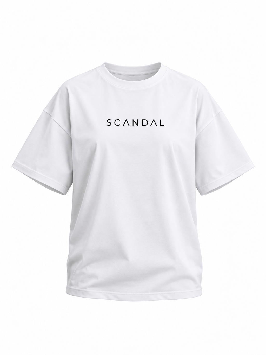 Damski T-shirt z bawełny z napisem SCANDAL. Kilka kolorów