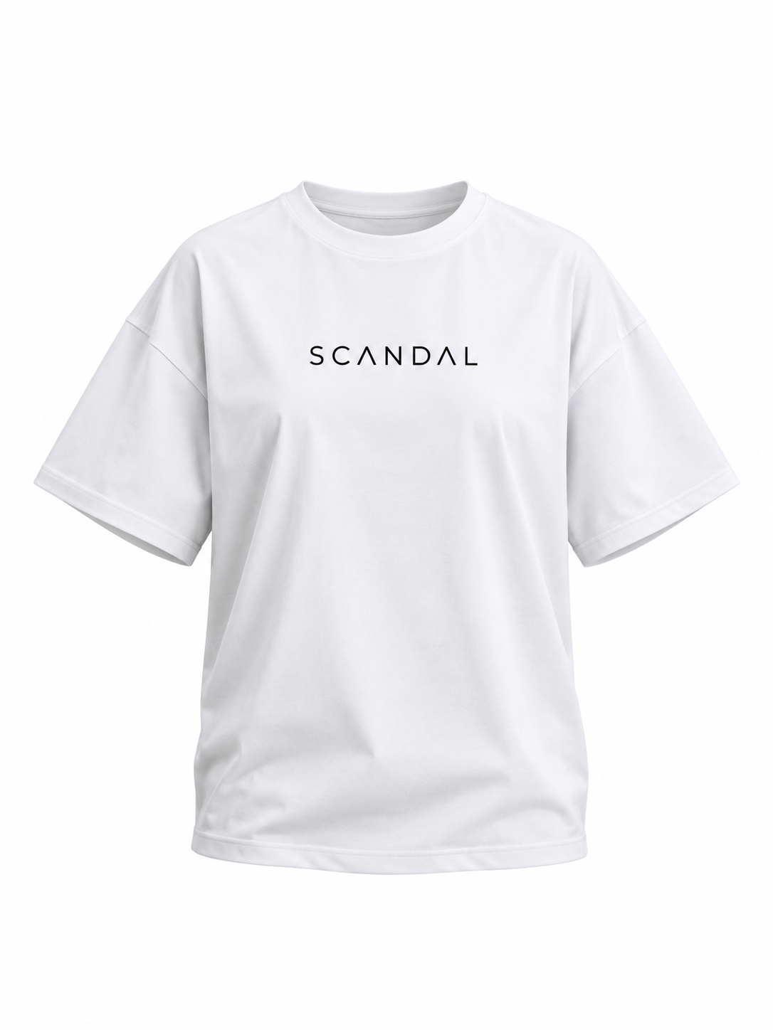 Damski T-shirt z bawełny z napisem SCANDAL. Kilka kolorów