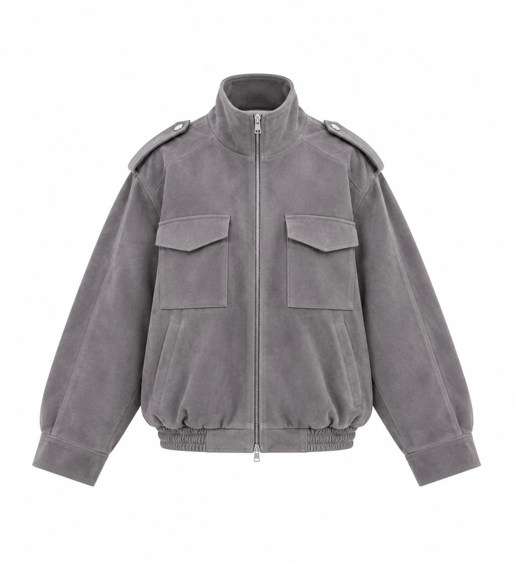 Skórzana kurtka damska oversize – FANGO