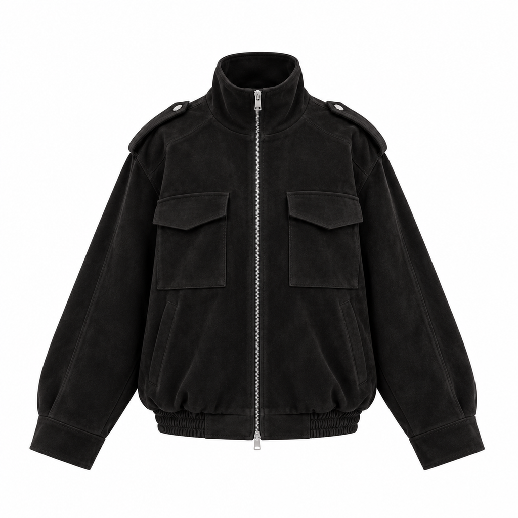 Skórzana kurtka damska oversize – FANGO